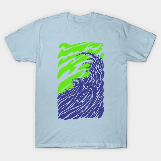 Waves T-Shirt by barmalisiRTB